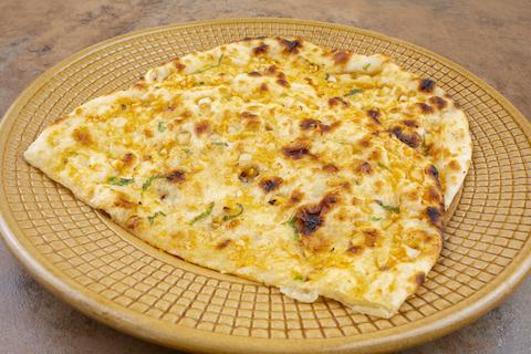 Keto Naan Bread With Melted Garlic Butter
