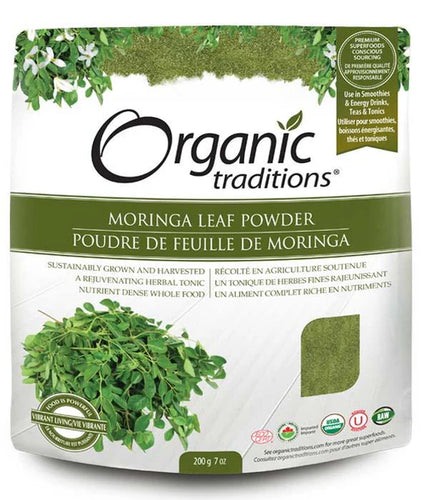 Organic Traditions Moringa Leaf Powder (200 g)